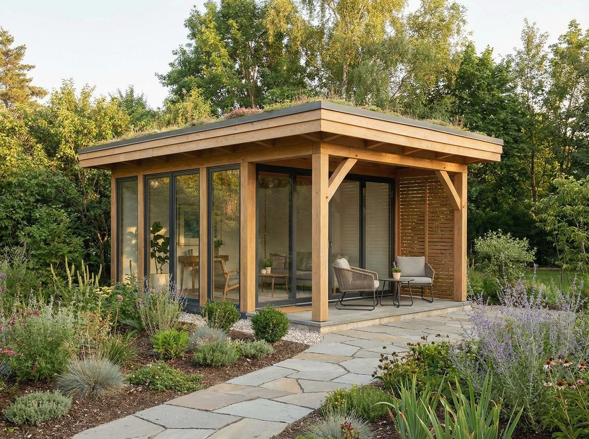 Nowoczesne domki ogrodowe: funkcja i styl w ogrodzie